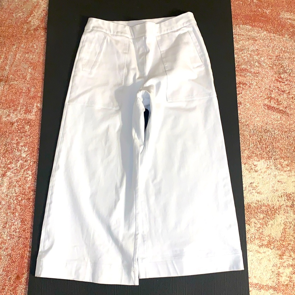 SPANX White Wide Leg Pants